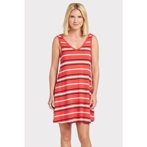 EVEREVE NWT Peyton Jensen Crosby Stripe Swing Dress // XS